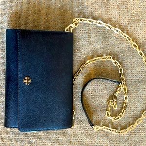 Classic crossbody - good interior storage; nice gold chain